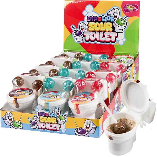 Jellioo Dip&Lick Sour Toilet 20g x 12st