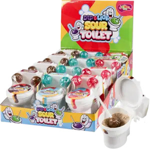 Jellioo Dip&Lick Sour Toilet 20g x 12st