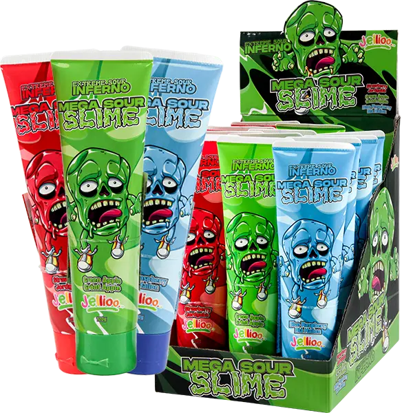 Inferno Mega Sour Slime 120g x 12st
