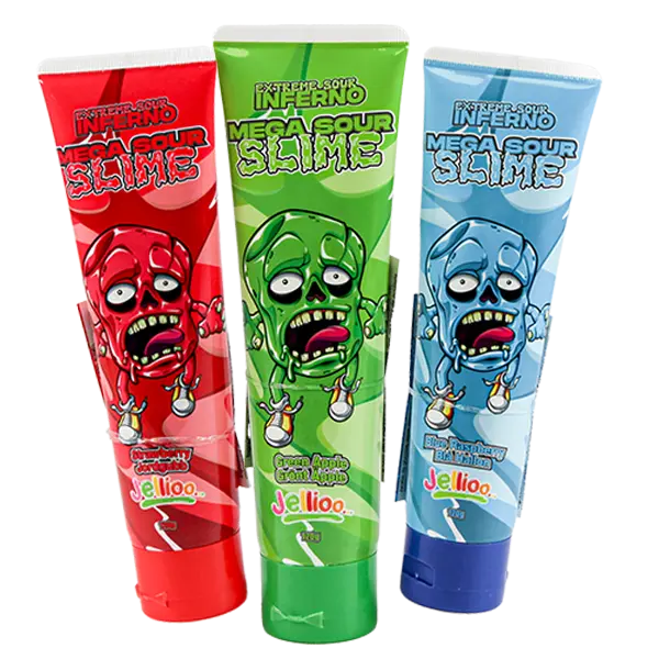 3st - Inferno Mega Sour Slime 120g