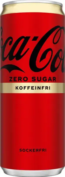 Coca Cola Zero Koffeinfri 33cl x 20st