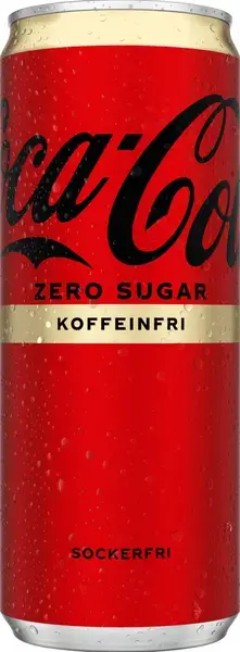 Coca Cola Zero Koffeinfri 33cl x 20st