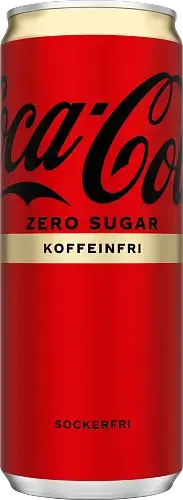 Coca Cola Zero Koffeinfri 33cl x 20st