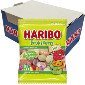Haribo Sura Furktilurer 75g x 24st