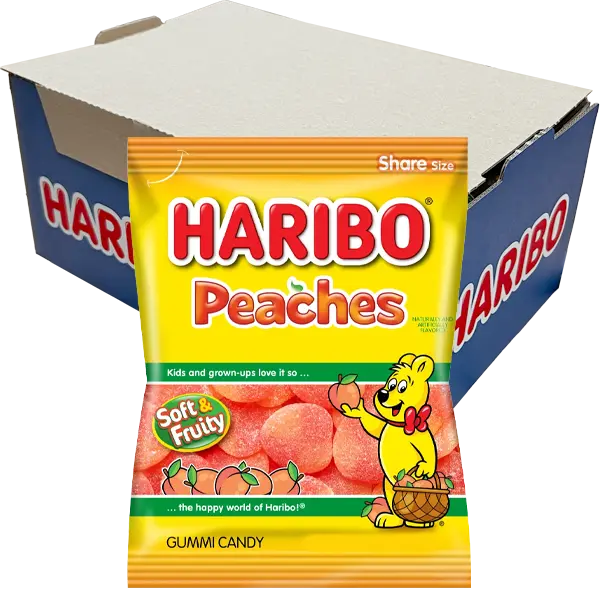Haribo Persikor 80g x 24st