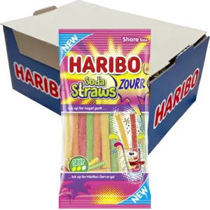 Haribo Soda Straws Zourr 90g x 21st