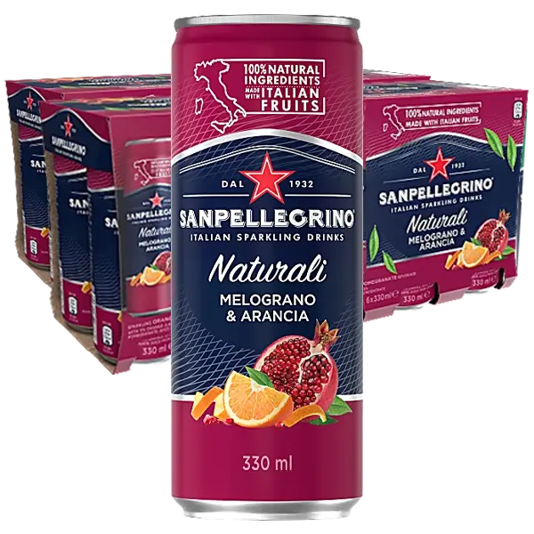 San Pellegrino Melograno Arancia 33cl-24