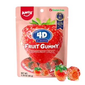 Amos 4D Juicy Strawberry 65g