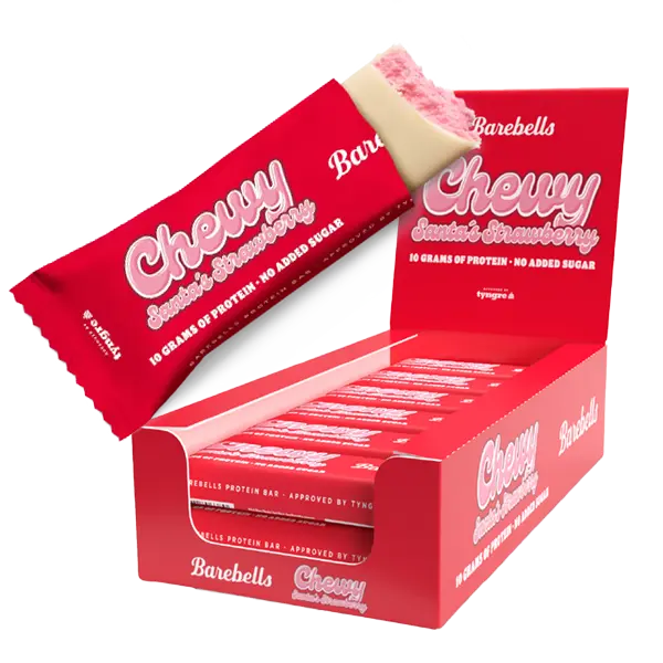 Barebells Chewy Santa Strawberry 40g x18