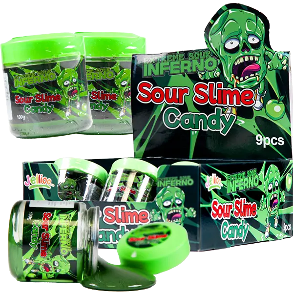 Jellioo Inferno Sour Slime 100g x 9st