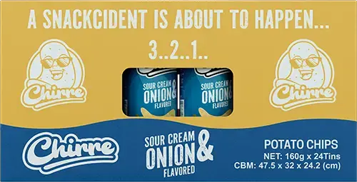 Chirre® Sour Cream & Onion 24st x 160g