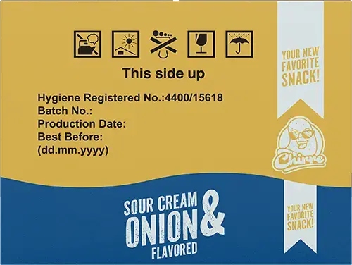 Chirre® Sour Cream & Onion 24st x 160g