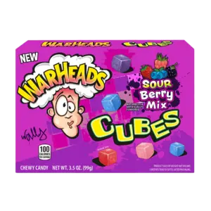 Warheads Sour Mix Cubes Theatrebox 99g