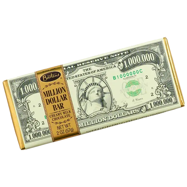 Million Dollar Chocolate Bar 57g