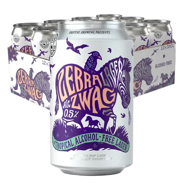 BB Zebra Zwag 0.5% 33cl x 12st