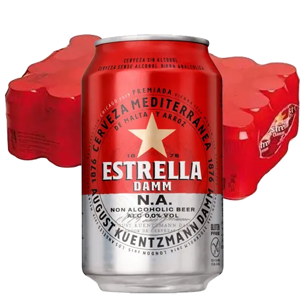 Estrella Damm 0,0% 33cl x 24st