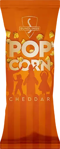 Sundlings Popcorn Cheddar 100g