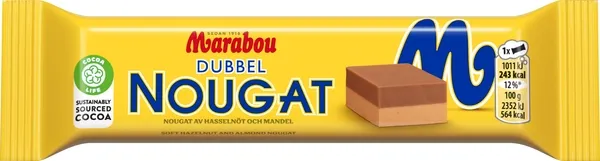 15st - Marabou Dubbelnougat 43g