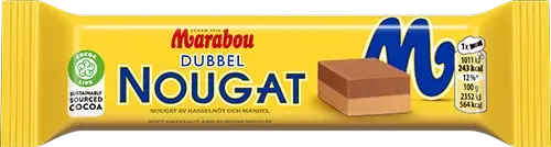 15st - Marabou Dubbelnougat 43g