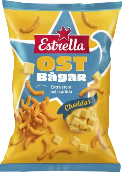 Estrella Ostbågar Cheddar 210g