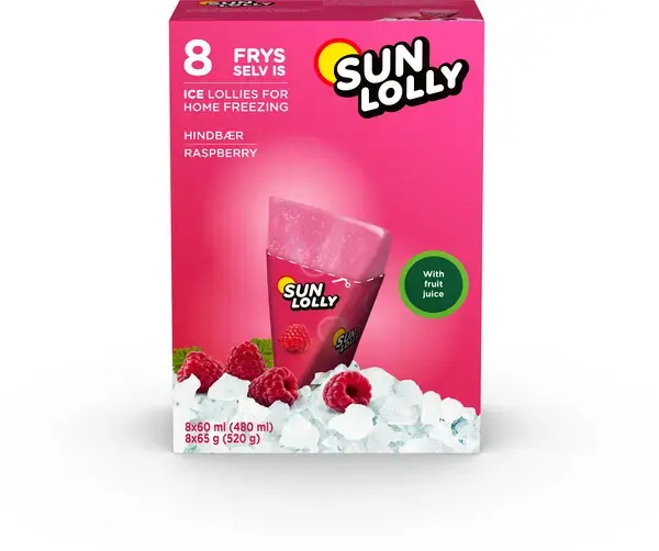 Sun Lolly Hallon 8-pack