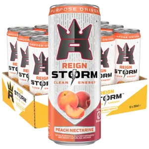 Reign Storm Peach Nectarin 355ml x 12st