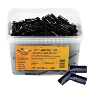 SÖTLAKRITSKUBB/BIT SCANDY - 2,2 kg