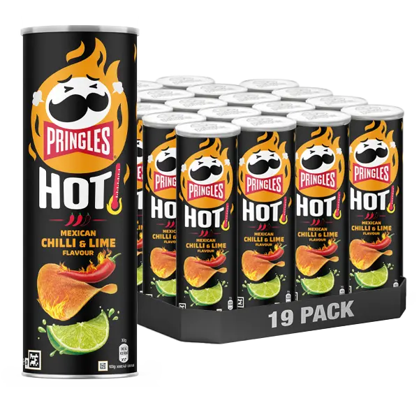 Pringles Hot Chili & Lime 19st x 160g