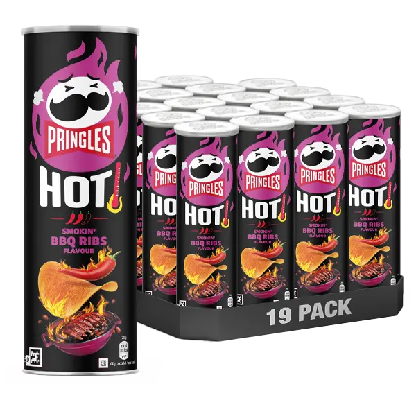Pringles Hot BBQ Ribs 19st x 160g