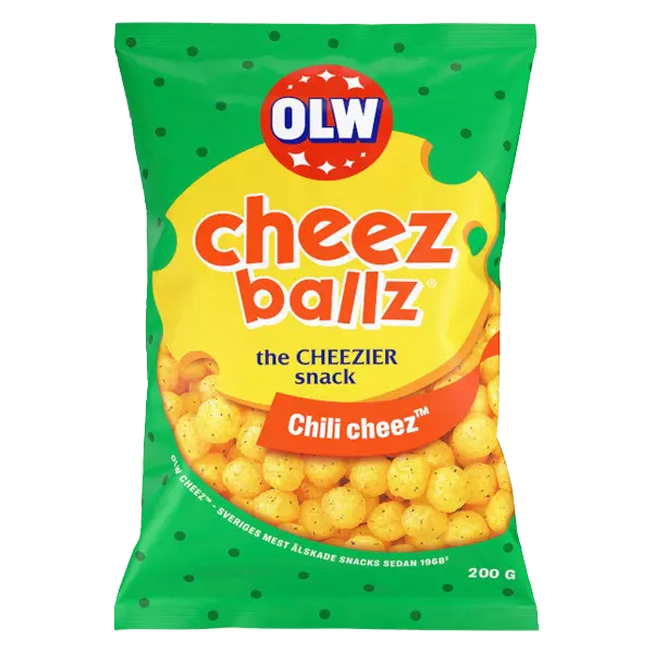 OLW Cheez Ballz Chili Cheez 200g