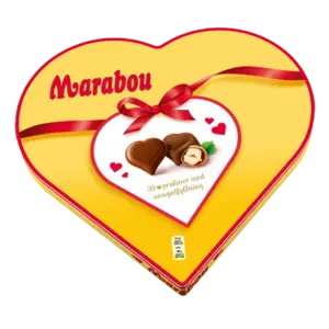 Marabou Hjärta ask 165g