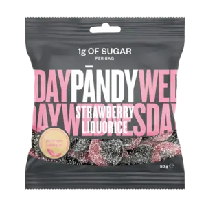 Pändy Strawberry Liquorice 50g