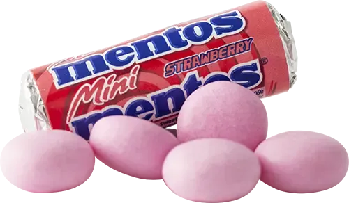 MINI MENTOS JORDGUBB /