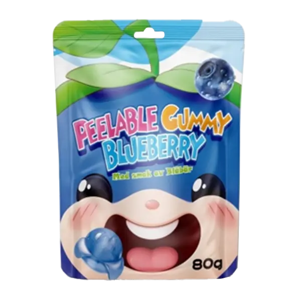Peelable Gummy Blueberry 80g