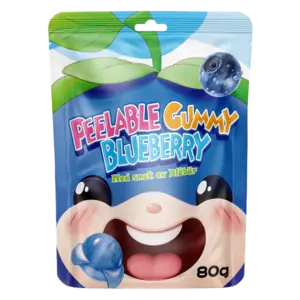 Peelable Gummy Blueberry 80g