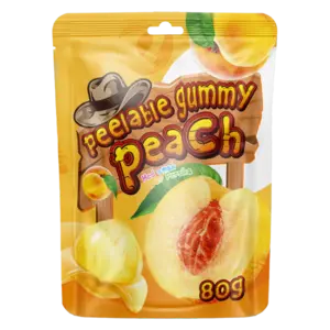 Peelable Gummy Peach 80g