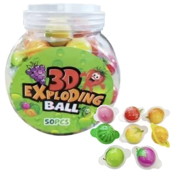 3D Fruktmix Exploding Ball 10g x 50st