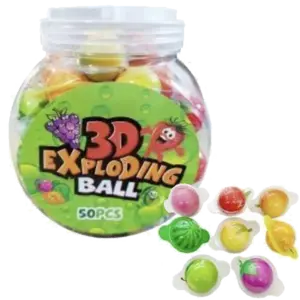 3D Fruktmix Exploding Ball 10g x 50st