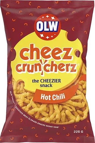 OLW Cheez Cruncherz Hot Chili 225g