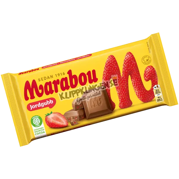 Marabou Jordgubb 185g