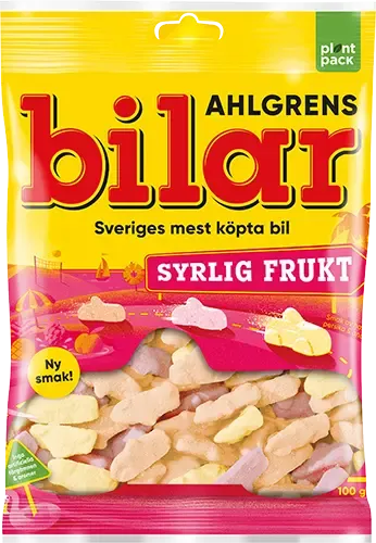 Ahlgrens Bilar Syrlig Frukt 100g
