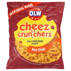 OLW Maxibag Cruncherz Hot Chili 420g