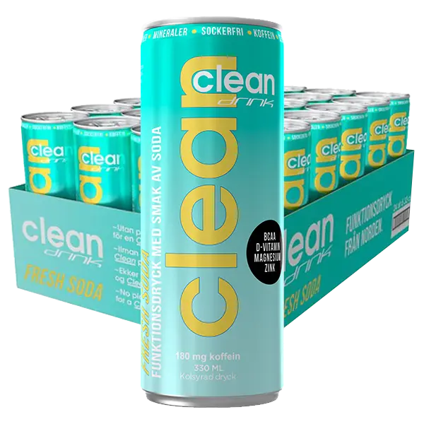 Clean Drink Fresh Soda 24x 33cl
