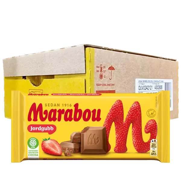 Marabou Jordgubb 185g x17
