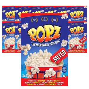Popz Micropopcorn Salt 3x90g 12st