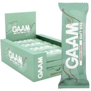GAAM Soft Bar Smooth Toffee 45g x 12st