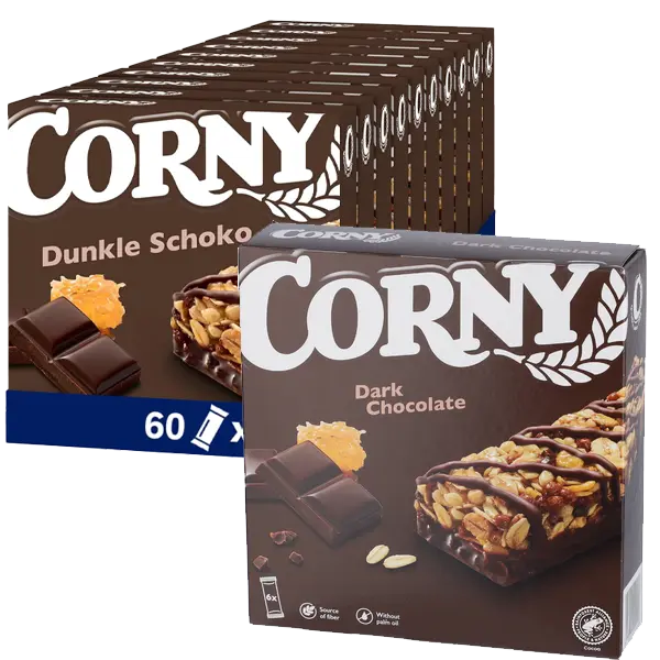 Corny Mörk Choklad 6-pack 23g x 10st