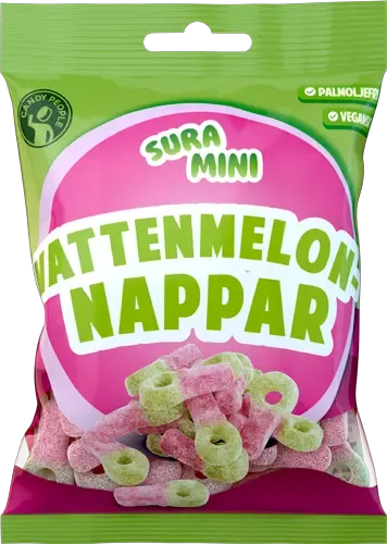 5st - Sura Mini Vattenmelonnappar 70g