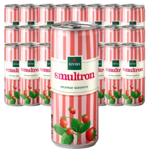 Kiviks Kolsyrad Smultron 33cl x 24st