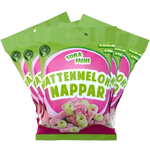 5st - Sura Mini Vattenmelonnappar 70g